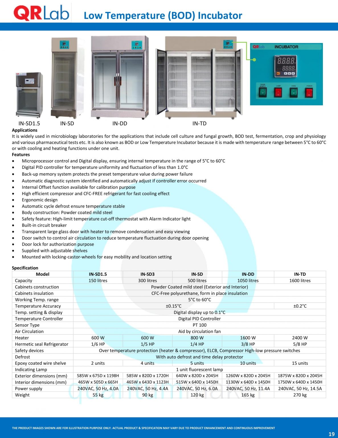 Low Temperature (BOD) Incubator – Quantum Maker Sdn Bhd